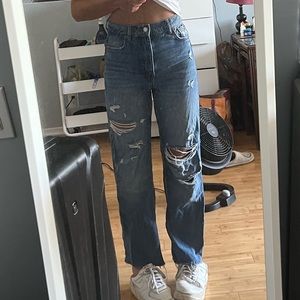 high waisted zara jeans size 25